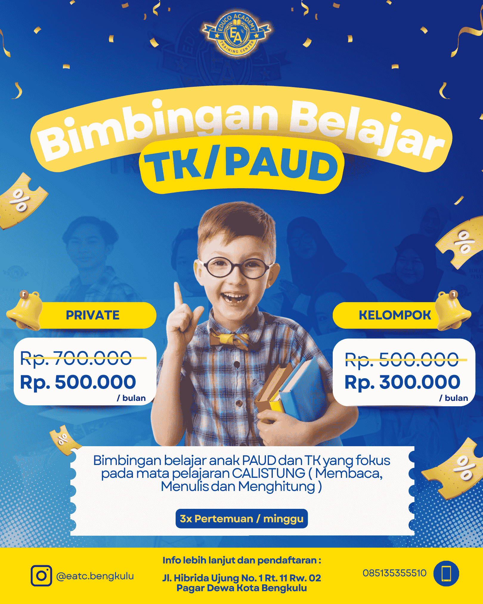 Bimbingan Belajar TK PAUD bimbingan belajar tk/paud