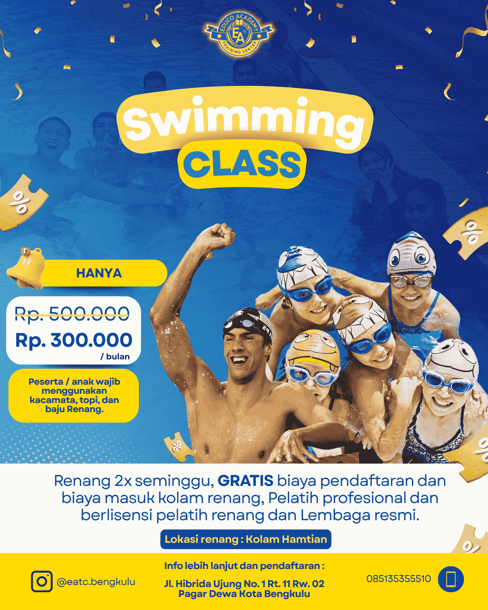 swimming class swimming class